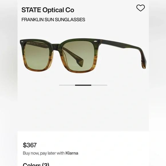 STATE optical Khaki Sienna Sunglasses